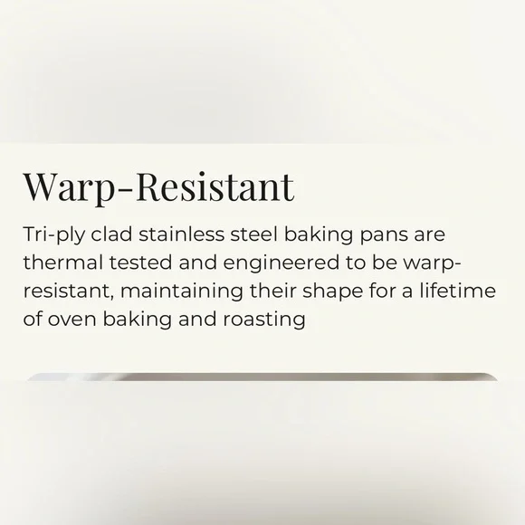 Hestan OvenBond Tri-ply Half Sheet Pan - Picture 10 of 16